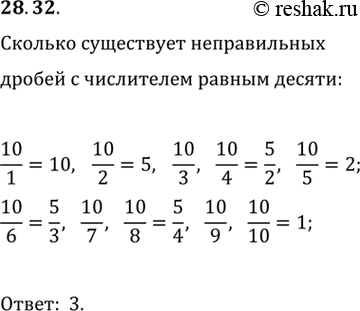Изображение Упр.28.32 ГДЗ Мерзляк 11 класс Углубленный уровень